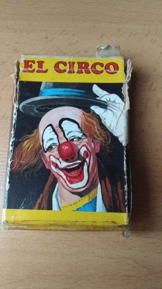 Baraja cartas Fournier circo