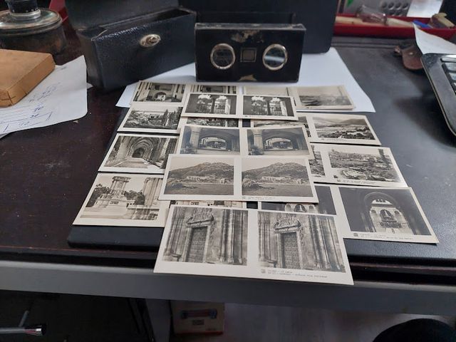 Antiguo visor-estereoscopico de diapositivas 1930