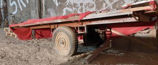 Plataforma para carroza o para el campo