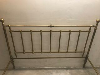 Letto in ottone dell'800 matrimoniale