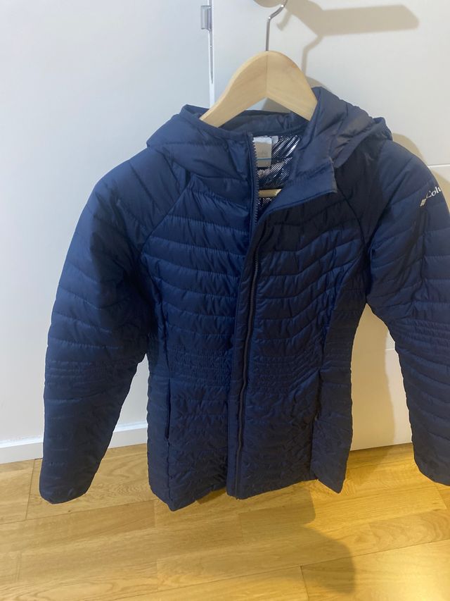 Plumífero azul Columbia mujer talla S 36/38