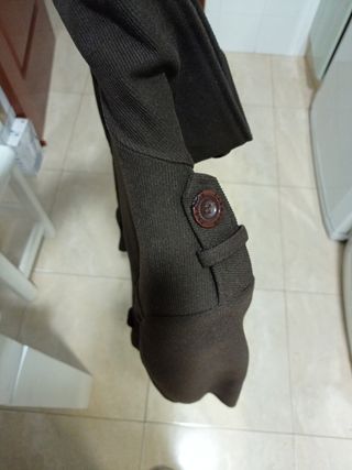 chaqueta mujer pecho montado