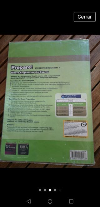 🦧 2 Libros Ingles Prepare! Level 7 🦧