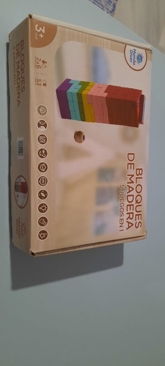 Bloques de Madera,5 juegos en 1.