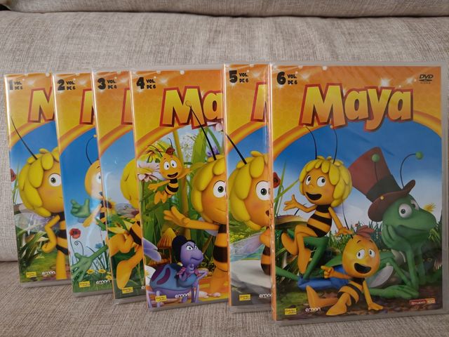 colección 6 DVDs de la abeja maya