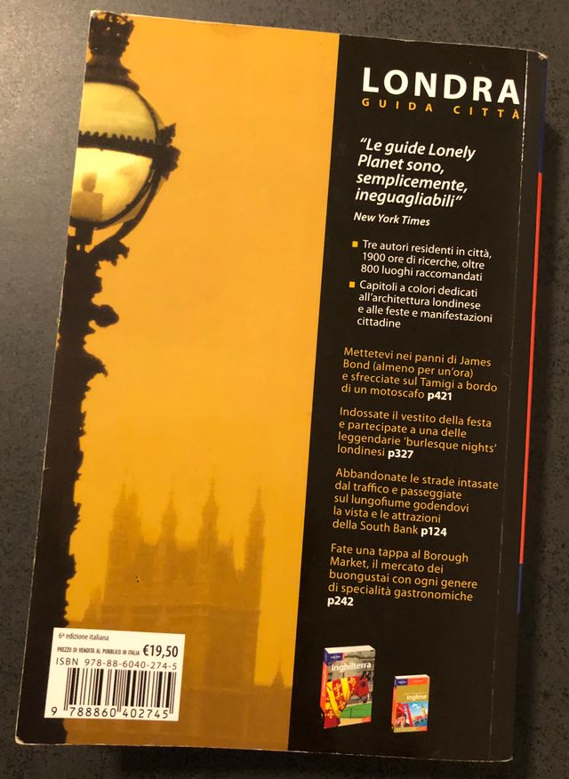 Editrice: EDT. Guida Turistica Londra "Lonely Pl."