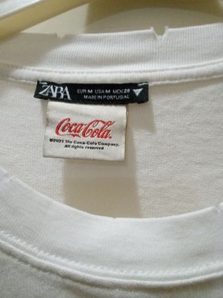 maglia in cotone coca cola