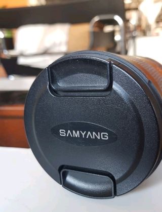 SAMYANG, 35mm, 10 cm, F1.4, AS UMC Canon EF, Negro