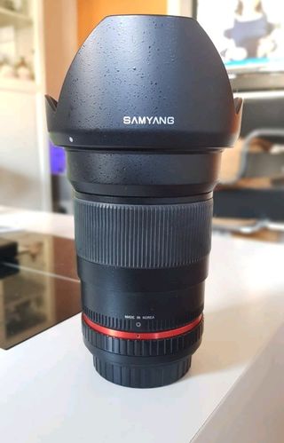 SAMYANG, 35mm, 10 cm, F1.4, AS UMC Canon EF, Negro