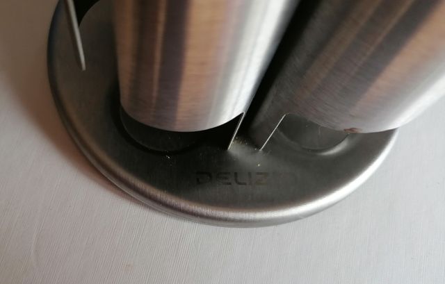 portacapsule acciaio satinato delizia