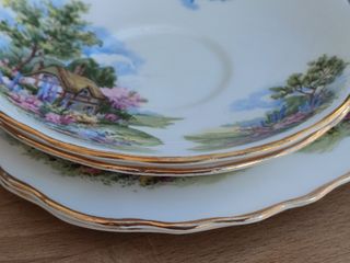 Royal Vale | 4 Platos Porcelana Inglesa