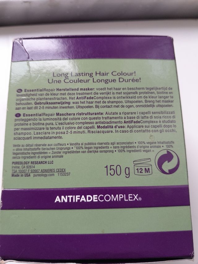 Pureology maschera restorative e ristrutturante