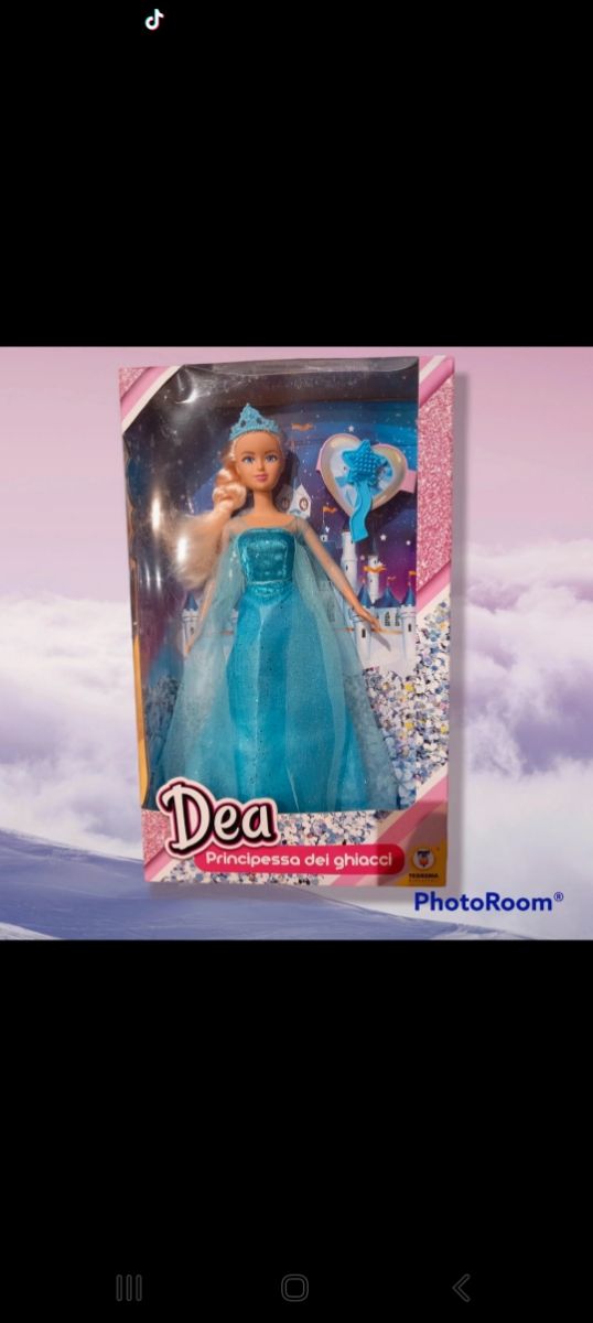Bambola Dea principessa dei Ghiacci in stile Elsa