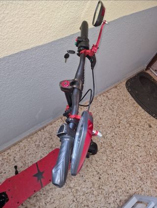 patinete eléctrico sin batería 