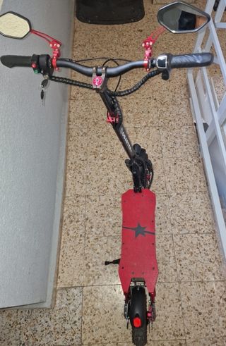patinete eléctrico sin batería 