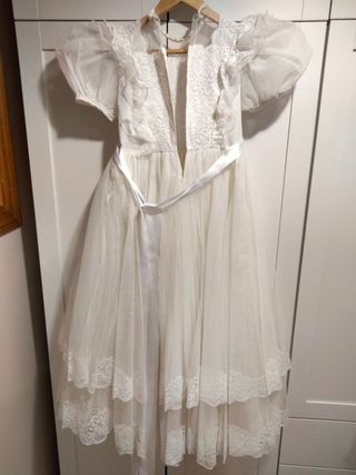 vestido de comunión 