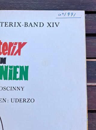 ASTERIX IN SPANIEN (EN HISPANIA). EN ALEMÁN.