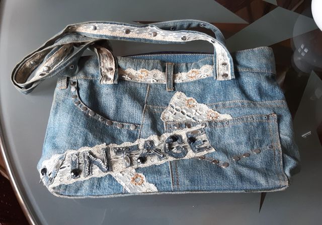 Borsa jeans Vintage