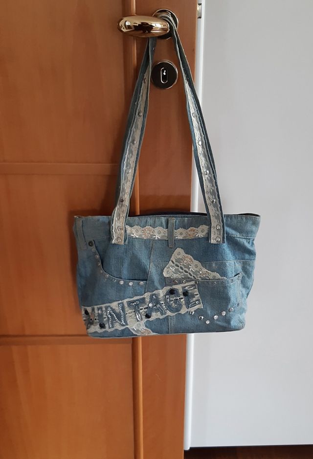 Borsa jeans Vintage