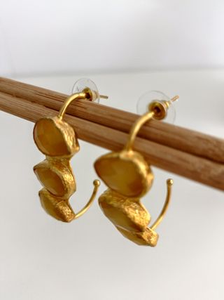 Pendientes Dorado amarillo 5cm