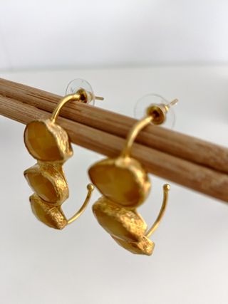 Pendientes Dorado amarillo 5cm