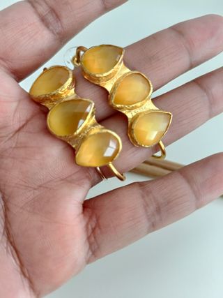 Pendientes Dorado amarillo 5cm
