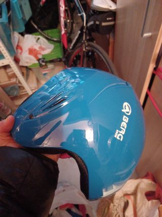 casco gafas guantes niña