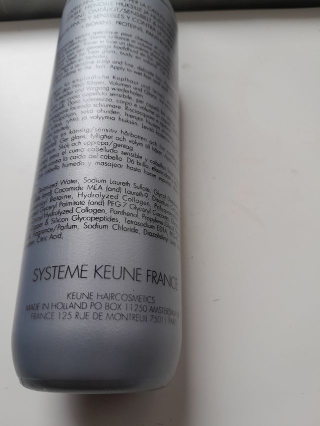 keune professionale schiampo per capelli fini e