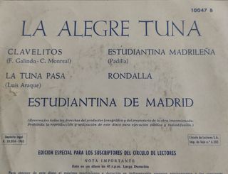 2 Singles"Tuna Disco" y "La alegre Tuna"