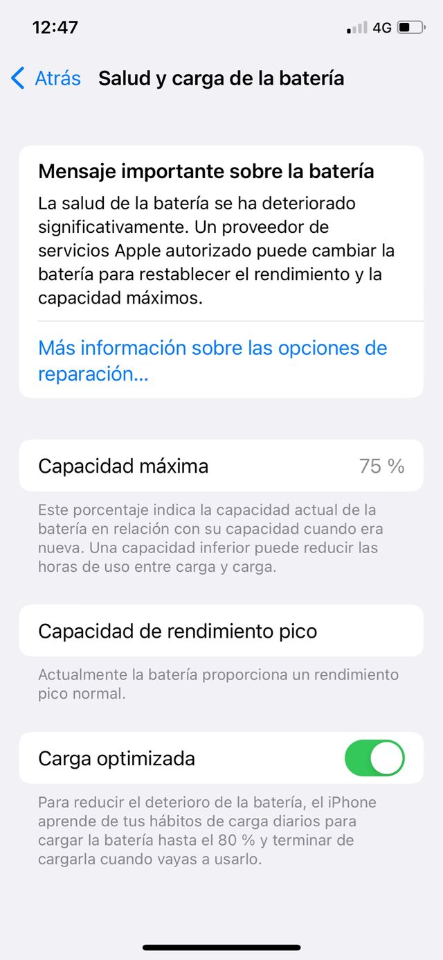 Iphone XS 128Negro