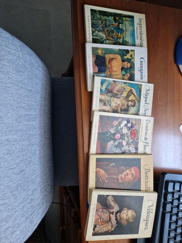6 libros de bolsillo sobre grandes maestros del ar