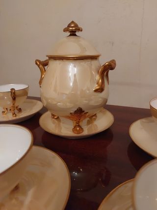 tazas de porcelana antigua