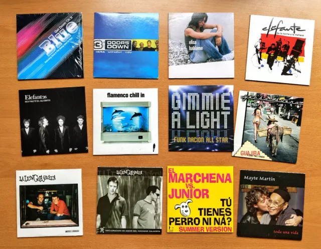 Singles CD Promo Radio raros 1€ unidad