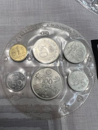 Juego conmemorativo mundial 82 de pesetas