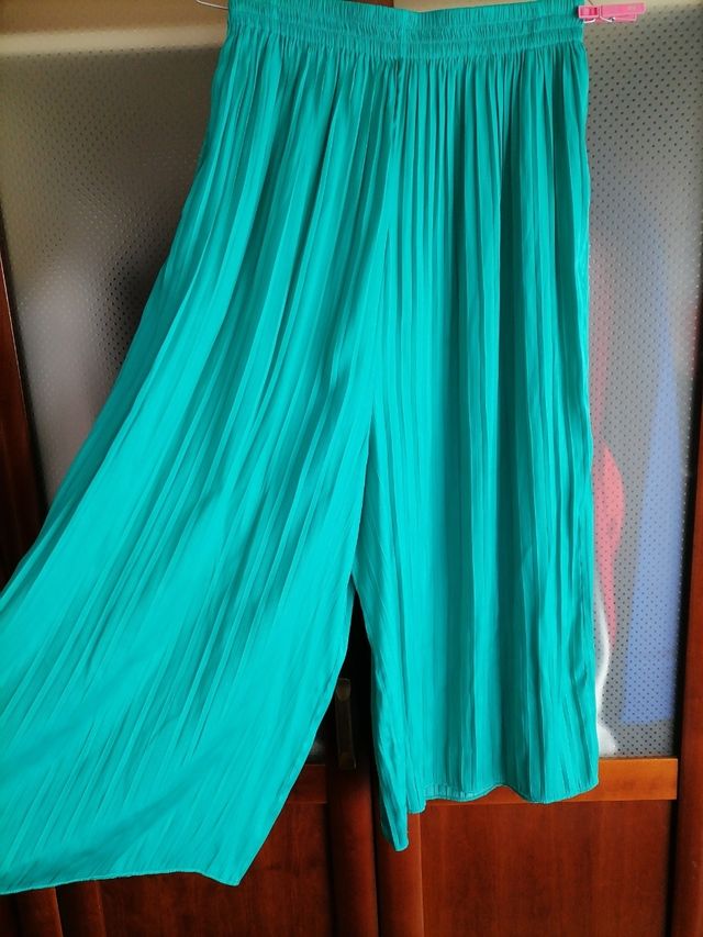 Falda pantalón plisada