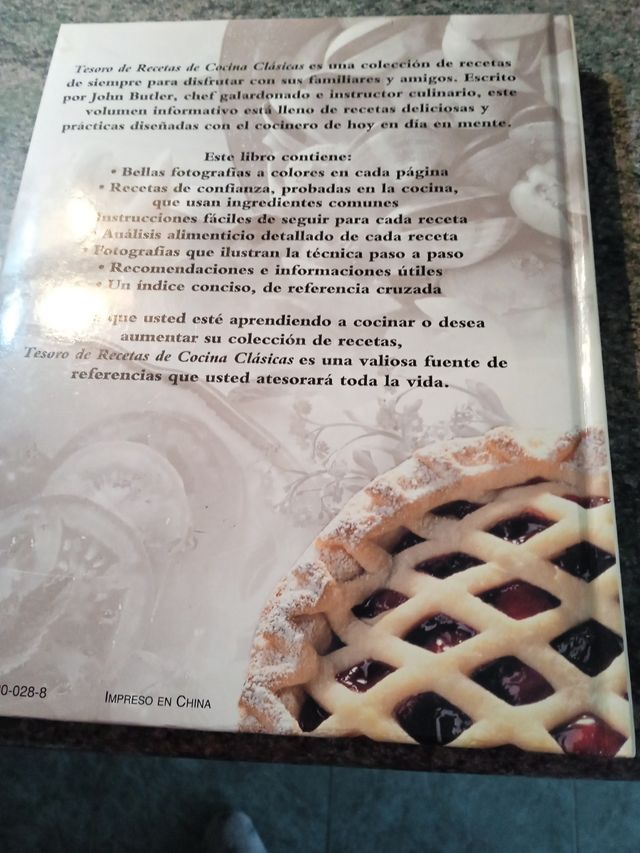 Libro de recetas clásicas, nuevo