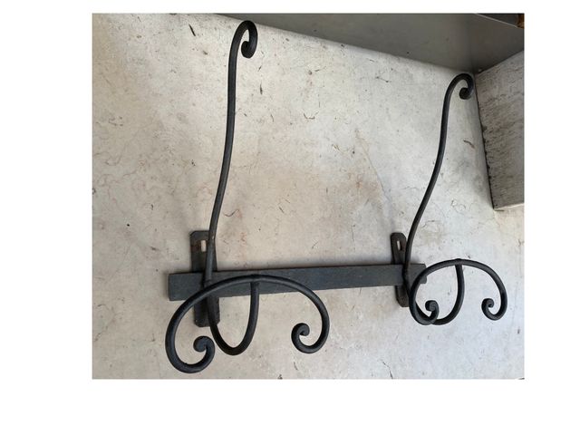 Appendiabiti Vintage Ferro Battuto a Mano