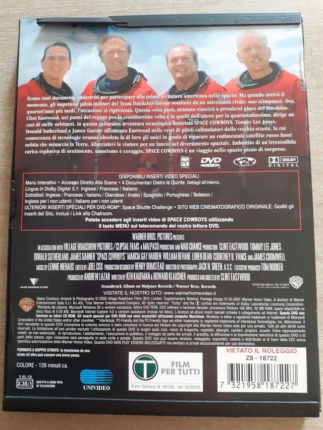 DVD Space Cowboy (Consegna a Casa)