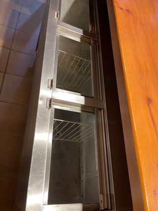 Nevera industrial grande - acero inoxidable