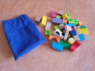 Bloques de madera de animales Woomax