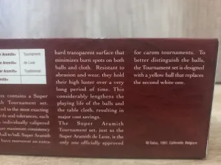 BOLAS DE BILLAR SUPER ARAMITH TOURNAMENT