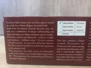 BOLAS DE BILLAR SUPER ARAMITH TOURNAMENT