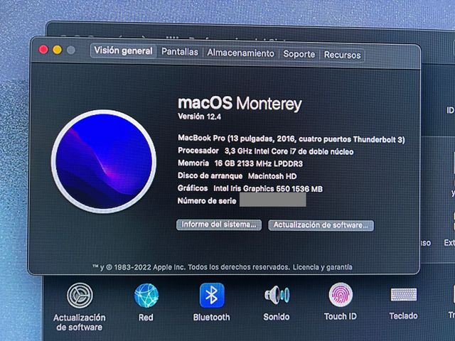 Macbook Pro 13 pulgadas