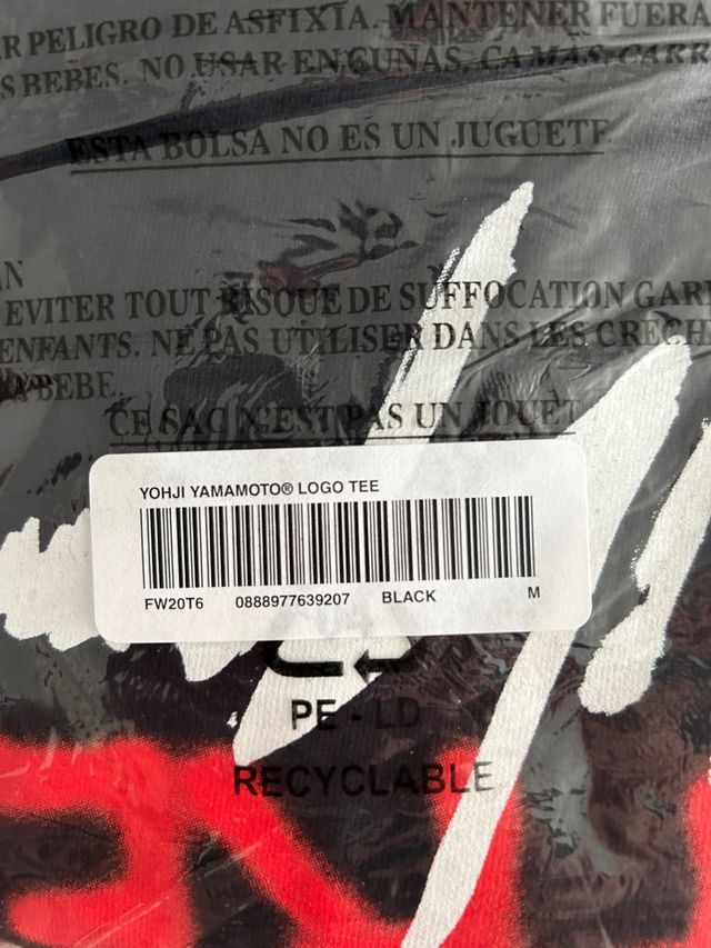 Supreme Yohji Yamamoto Logo Tee Black