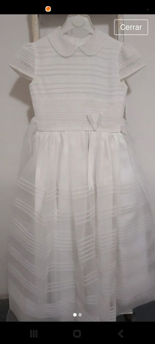 Vestido de comunión T.10 años