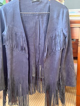 Chaqueta de flecos 