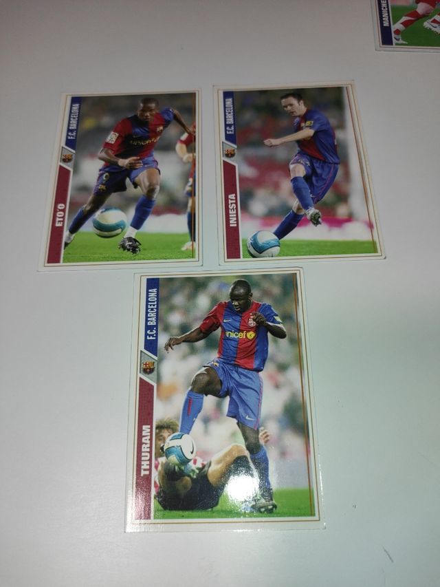 Eto'o, Iniesta y  Thuram 2008