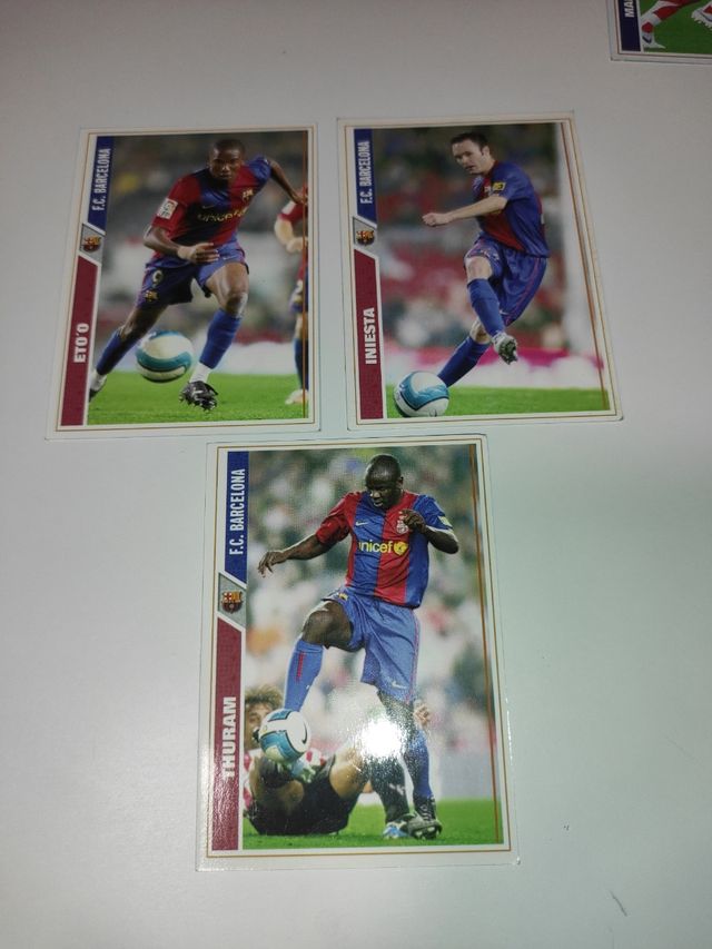 Eto'o, Iniesta y  Thuram 2008