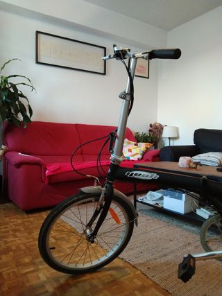 Bicicleta plegable Yeah negra