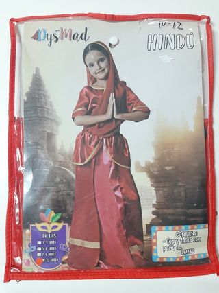 DISFRAZ HINDU LA INDIA talla 10-12